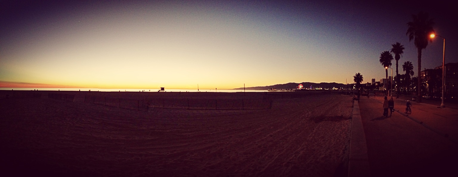 Santa Monica Beach Sunset